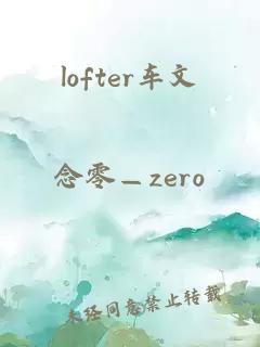 lofter车文