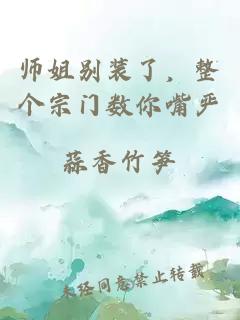 师姐别装了，整个宗门数你嘴严