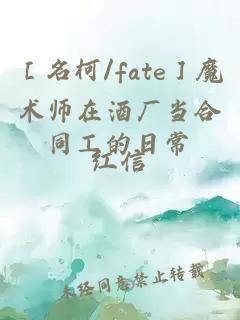 ［名柯/fate］魔术师在酒厂当合同工的日常