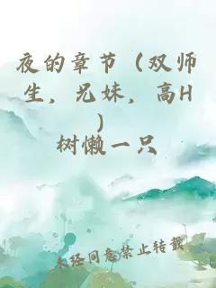 夜的章节（双师生，兄妹，高H）